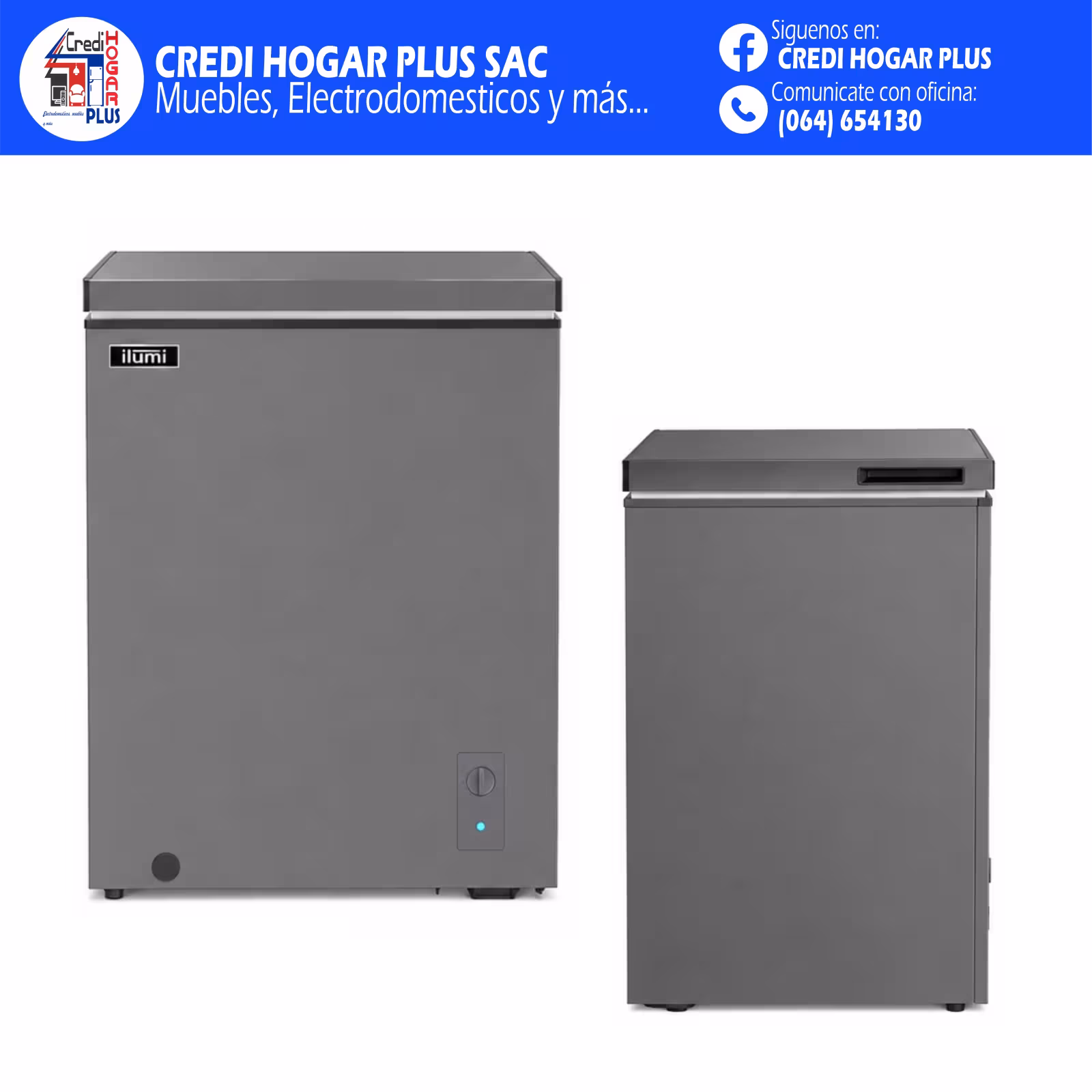 CONGELADORA HORIZONTAL 110 LITROS ILUMI
