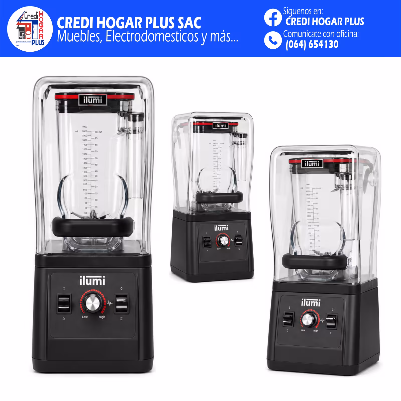 LICUADORA PRO 1.8 LITROS ENCAPSULADA ILUMI