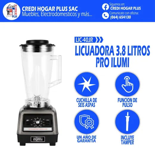 LICUADORA PRO 3.8 LITROS ILUMI