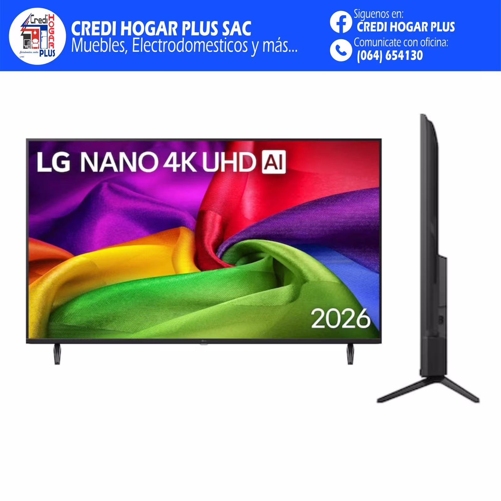 TELEVISOR NANO 4K UHD 50 PULGADAS 2026 LG