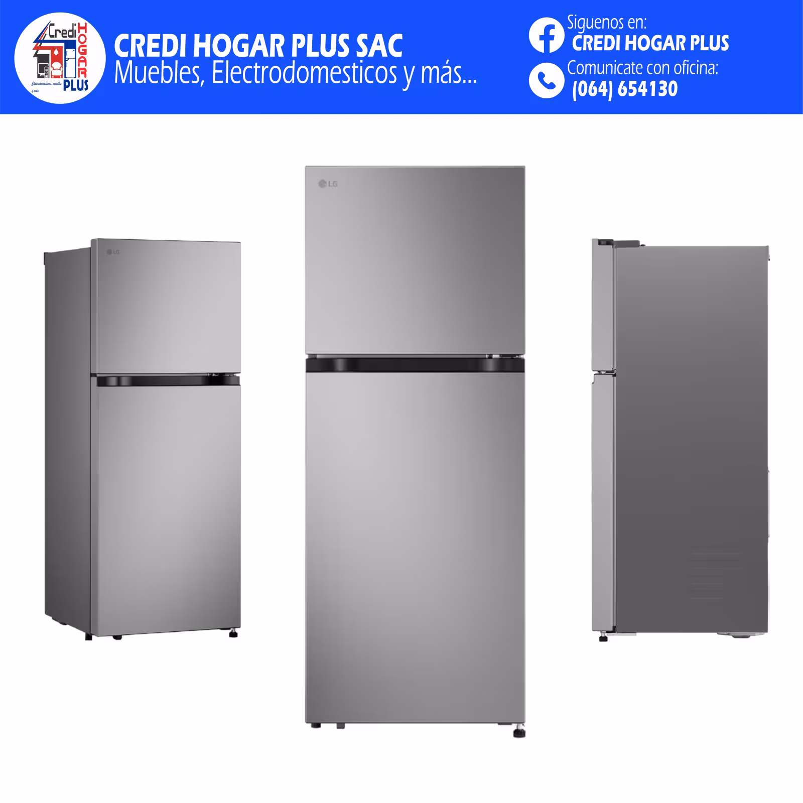 REFRIGERADORA TOP FREEZER 241 LITROS LG