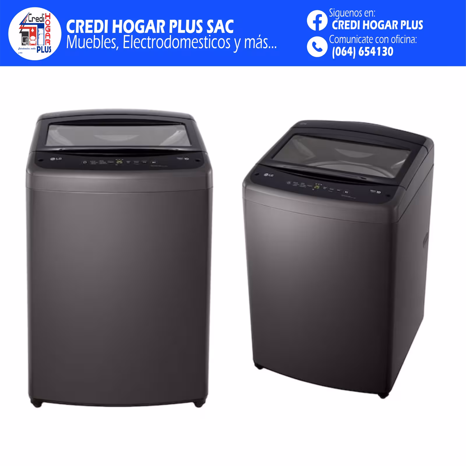 LAVADORA 19K CARGA SUPERIOR NEGRO CLARO LG