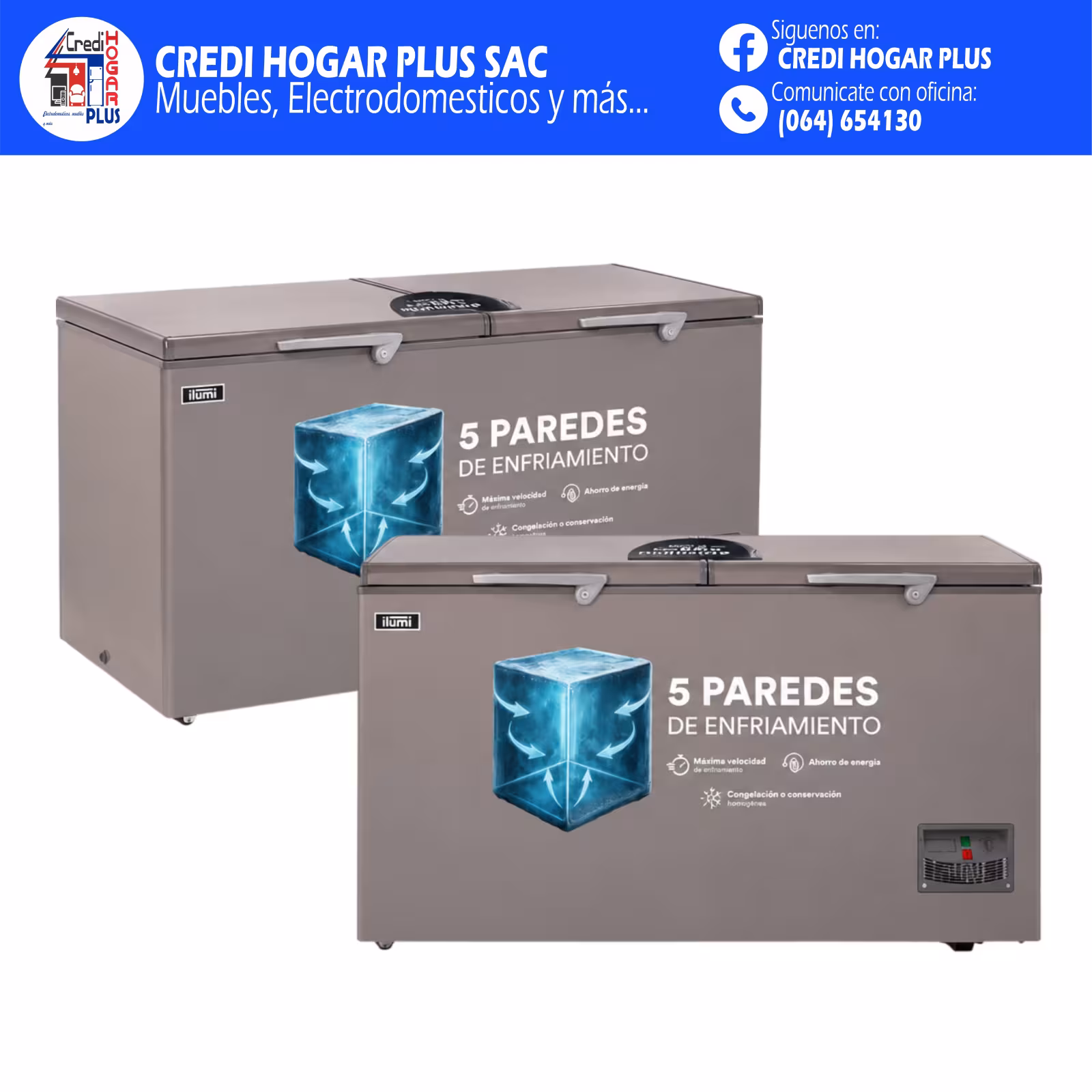 CONGELADORA HORIZONTAL 800 LITROS ILUMI