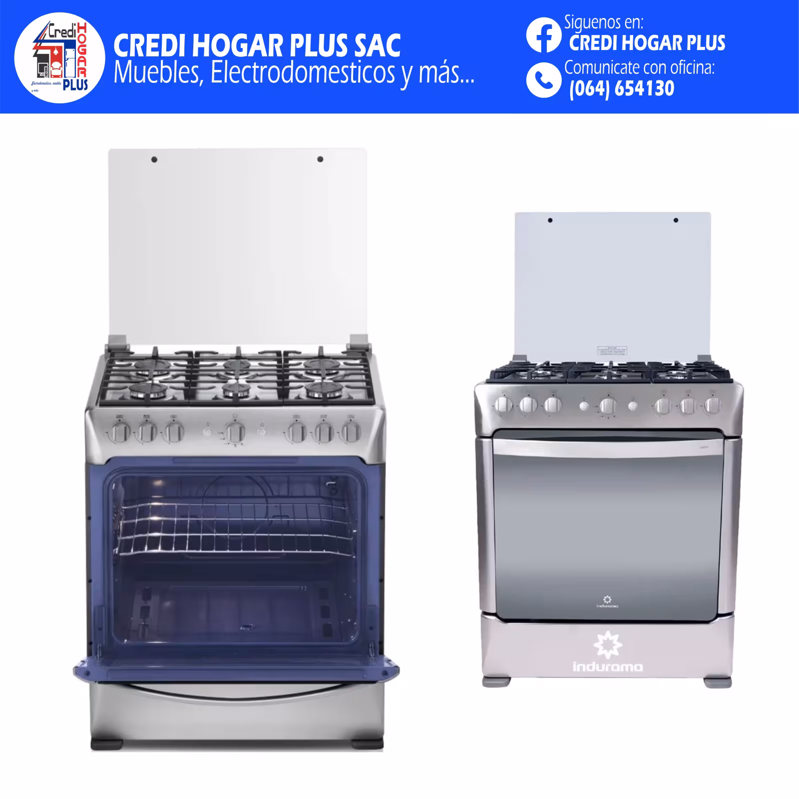 COCINA SEIS HORNILLAS INDURAMA