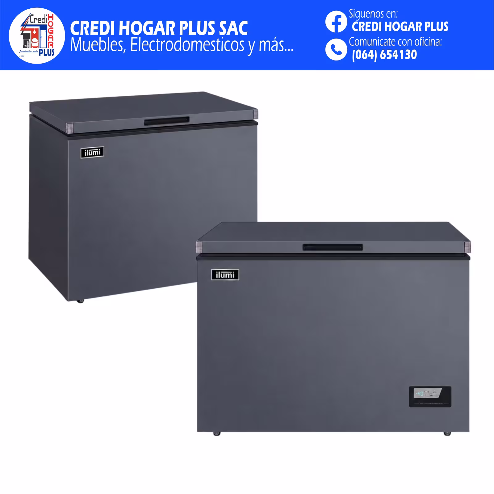 CONGELADORA FAN COOLING 400 LITROS ILUMI