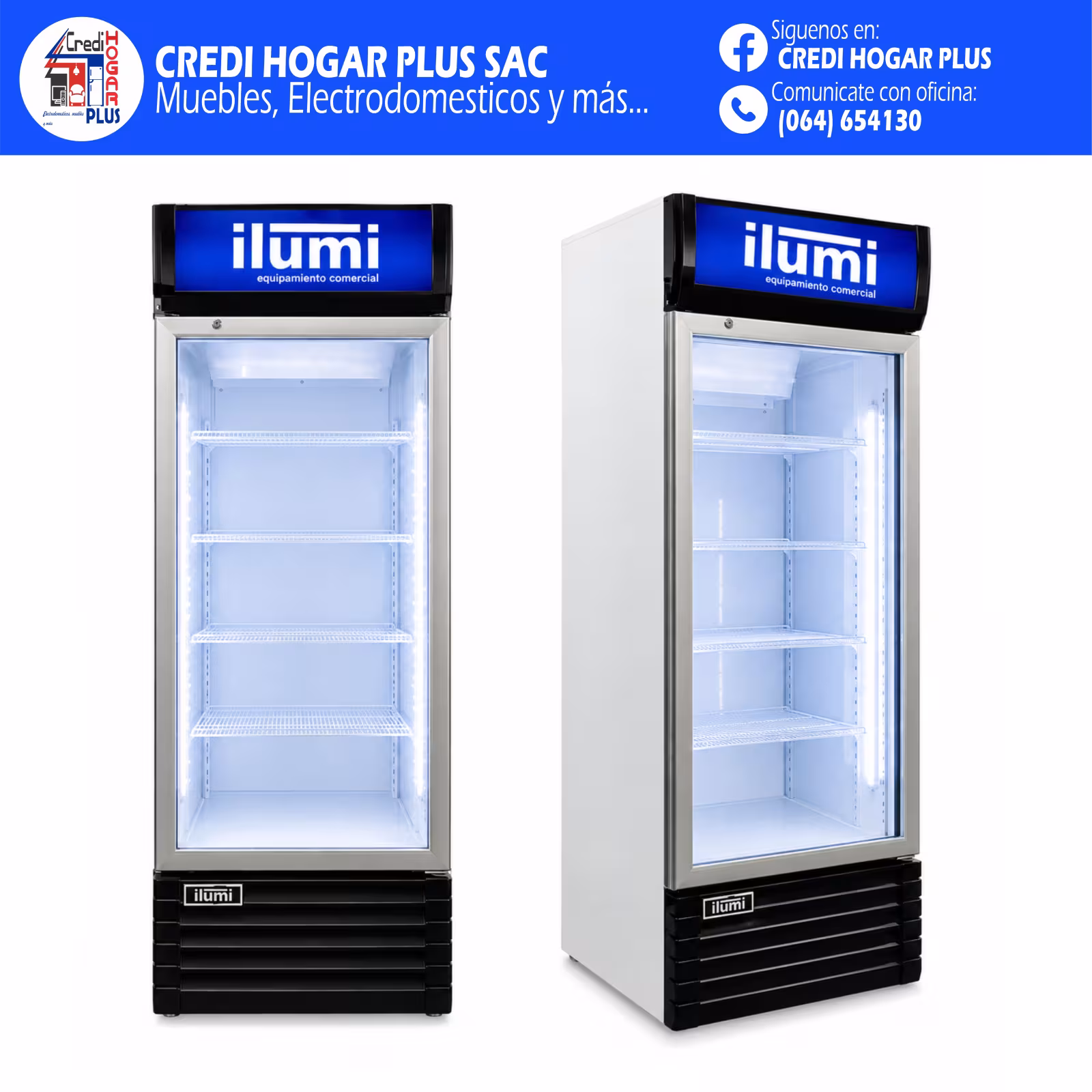 EXHIBIDOR INVERTER DE 350 LITROS ILUMI