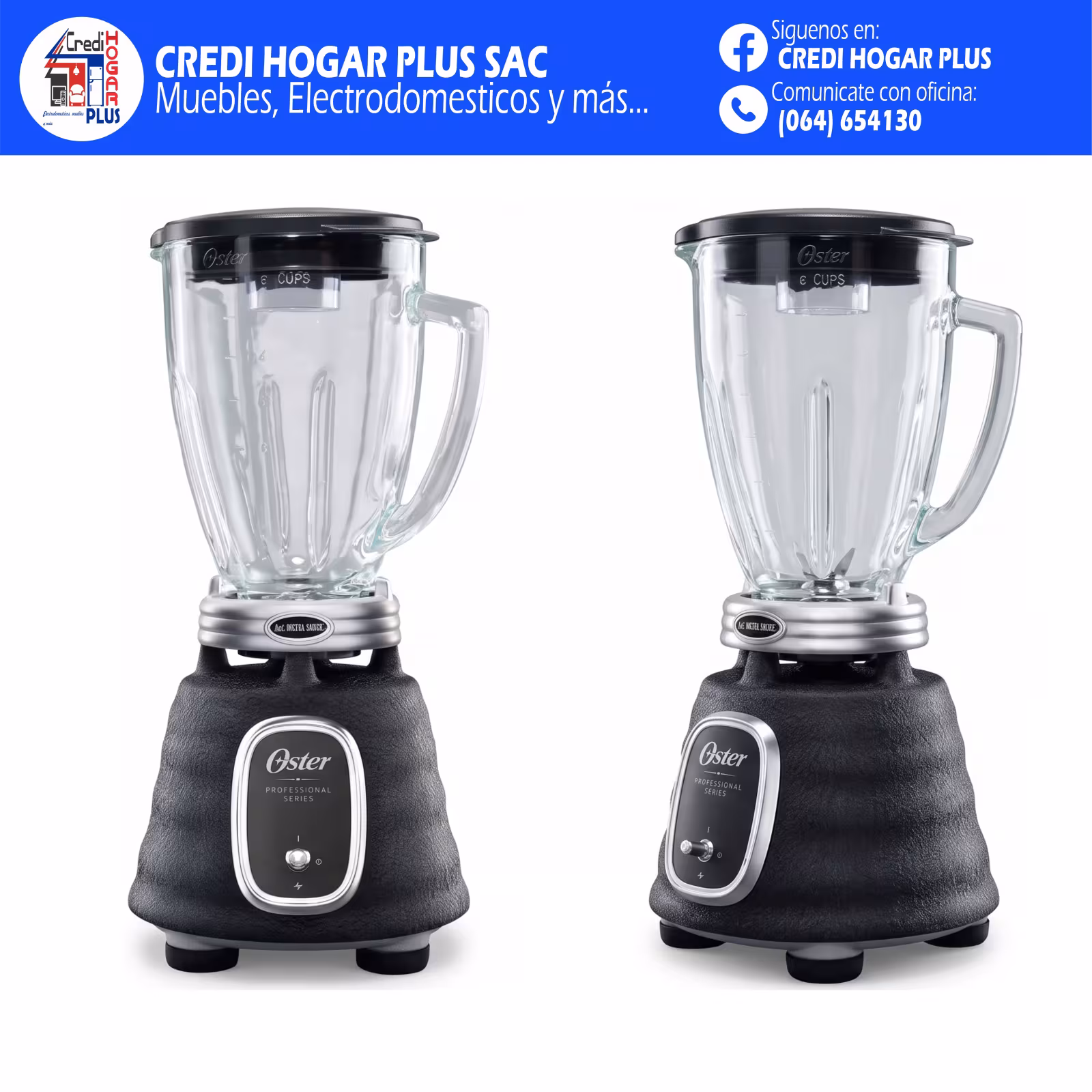 LICUADORA CLASICA PROFESIONAL SERIES NEGRO OSTER