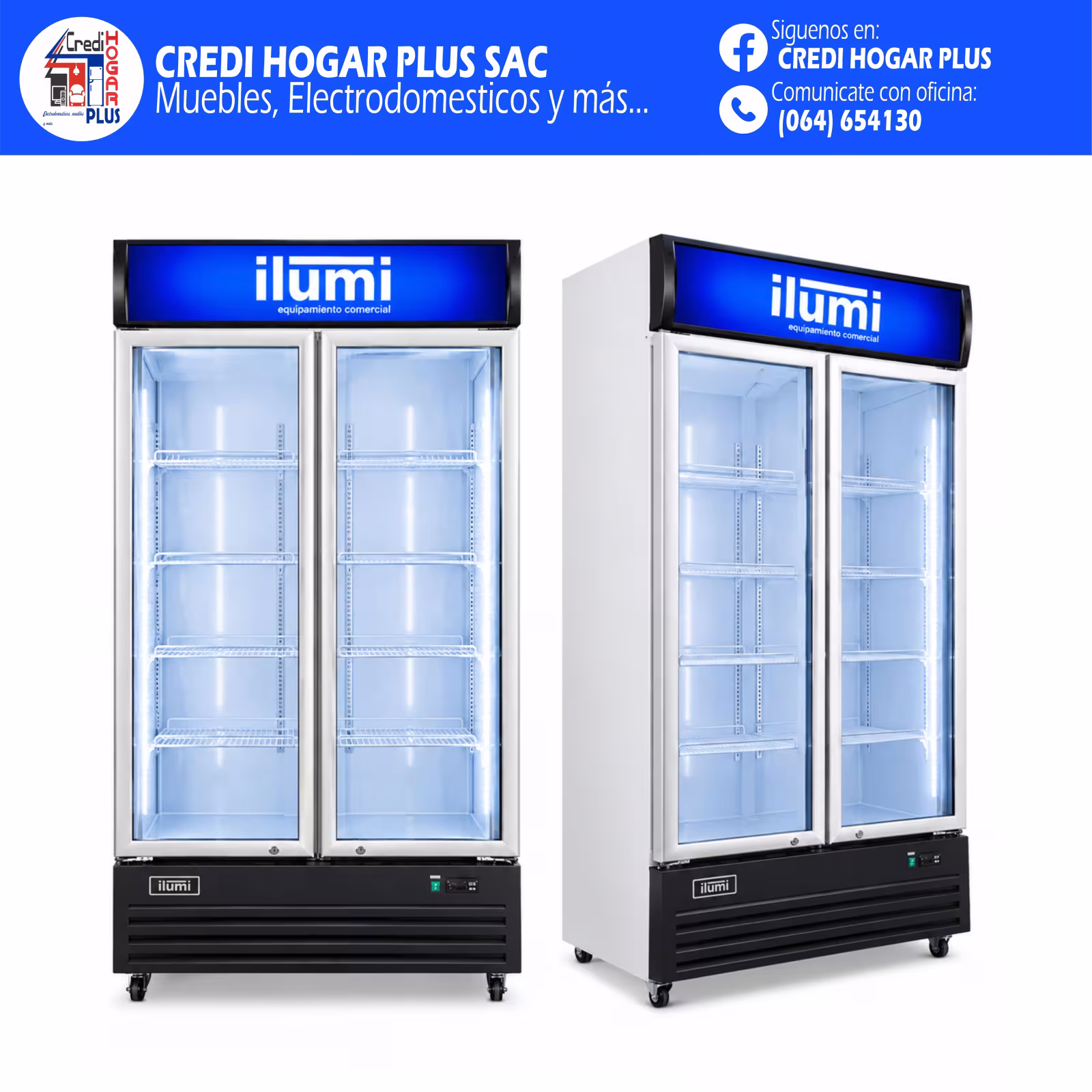 EXHIBIDOR INVERTER DE 750 LITROS ILUMI