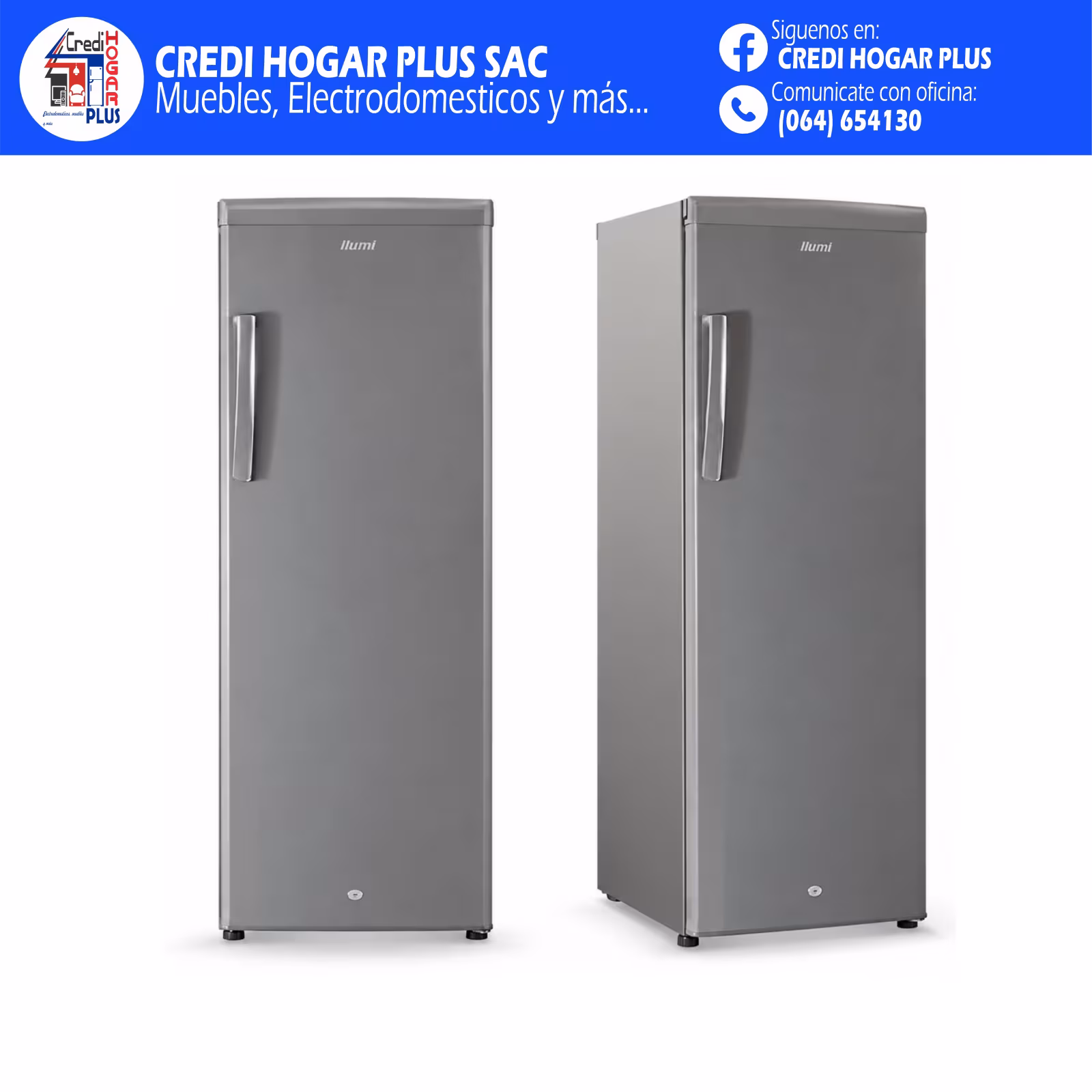 CONGELADORA VERTICAL 310 LITROS ILUMI